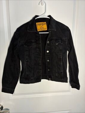 Comfort Denim Women's Black Jean Jacket